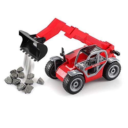 OUY Coche De Juguete para Niños Regalos del Coche de RC telescópica Brazo de Carga Modelo del vehículo Montacargas Juguetes de Navidad/cumpleaños for niños y niñas Coche De Juguete