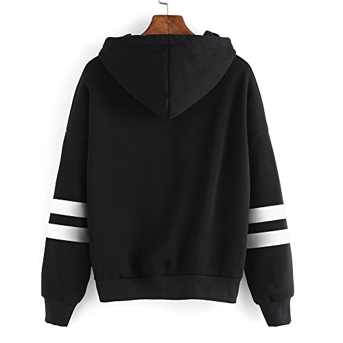 Overdose Sudadera con Capucha Y Manga Larga para Mujer Sudadera con Capucha Y CáLido con Jeans Sudaderas con Capucha Top Blusa Nuevo OtoñO