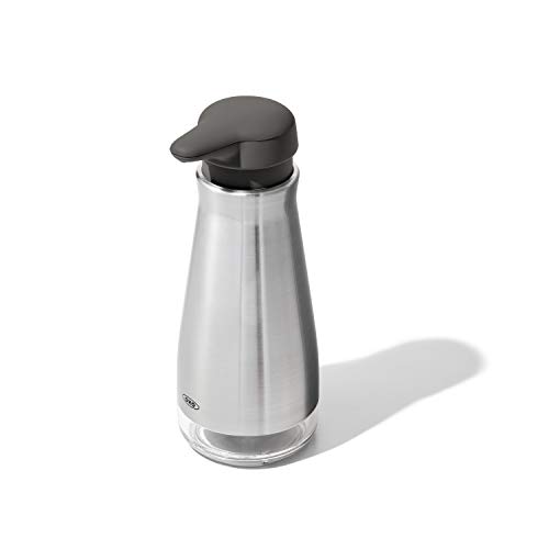 OXO Good Grips Dispensador de jabón de acero inoxidable
