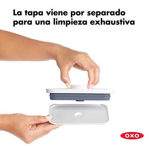 OXO Good Grips POP Contenedor – Almacenamiento hermético y apilable de alimentos - 4,2 l para harina y mucho más