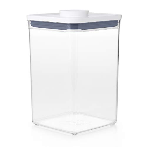 OXO Good Grips POP Contenedor – Almacenamiento hermético y apilable de alimentos - 4,2 l para harina y mucho más