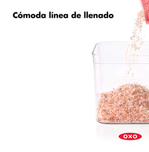 OXO Good Grips POP Contenedor – Almacenamiento hermético y apilable de alimentos - 4,2 l para harina y mucho más