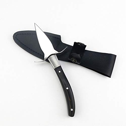 Oyster - Cuchillo, guantes anticorte con par, gadgets profesionales - Apriostricas Negro