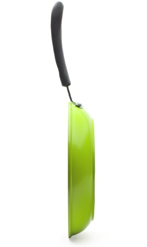 Ozeri Green Earth - Sartén antiadherente de cerámica texturizada con textura, 100% libre de PTFE y PFOA, cerámica, Verde, 0,20 m (8 pulgadas)