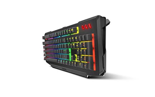 Ozone Double Tap - OZDOUBLETAPSP - Combo Gaming Teclado, Layout ES + Ratón, Color Negro
