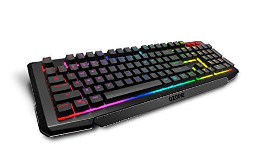Ozone Double Tap - OZDOUBLETAPSP - Combo Gaming Teclado, Layout ES + Ratón, Color Negro