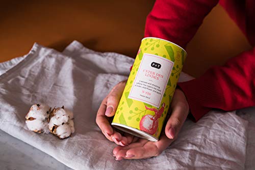P & T Unter den Linden, Master Blend de Hierbas Orgánicas a Granel, Mezcla de Hierbas y Frutas, Sin Cafeína, Tarro con Estilo (50g / 1,7oz)