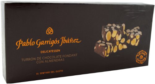 Pablo Garrigós Ibáñez Barra de Turrón de Chocolate Fondant con Almendras - 300 gr