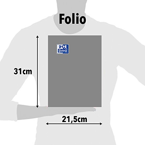 Pack 4+1 Cuadernos Folio(A4) Oxford, 400027271, Tapa Blanda, 80 Hojas cuadrícula 4x4, Surtido aleatorio vivos