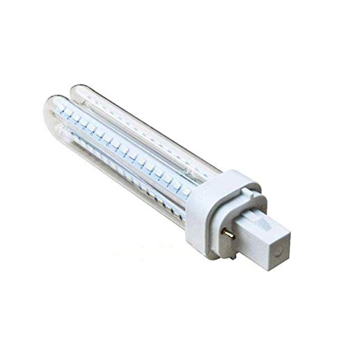 Pack 5 Bombillas Aigostar 183646 LED PLC 2U 12W Bombilla LED Maiz G24 6400K [Clase de eficiencia energética A+]