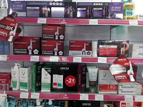 Pack de 25 portaprecios a 1 metro para etiquetas de 39mm. Para estantes de cristal.