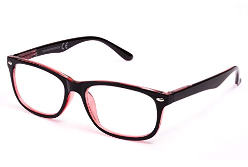 Pack de 4 Gafas de Lectura Vista Cansada Presbicia, Gafas de Hombre y Mujer Unisex con Montura de Pasta, Bisagras de Resorte, Para Leer, Ver de Cerca (+2.5 (803))