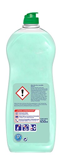 [Pack de 4] MISTOL Lavavajillas Mano concentrado Aloe Vera Botella 950 ml