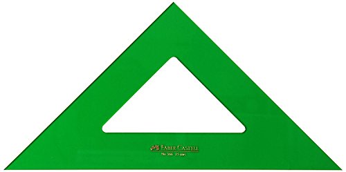 PACK LOTE Faber Castell Técnico - Regla 813-30 Cms + Escuadra 566-25 Cms + Cartabón 666-25 Cms + REGALO