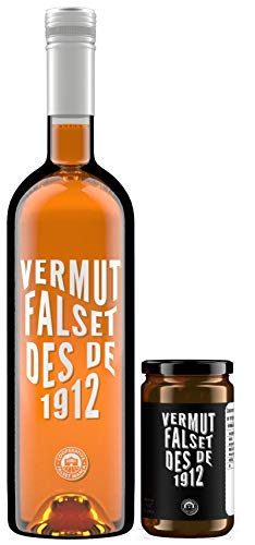 pack Vermut Falset des de 1912 + Aceitunas arbequinas - Vermut Blanco - Garnacha Blanca - 1 x 75 cl