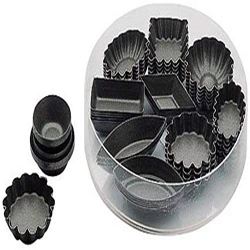 Paderno World Cuisine Petit Fours Non-Stick Molds, PTFE and PFOA-Free, Set of 24 by Paderno World Cuisine