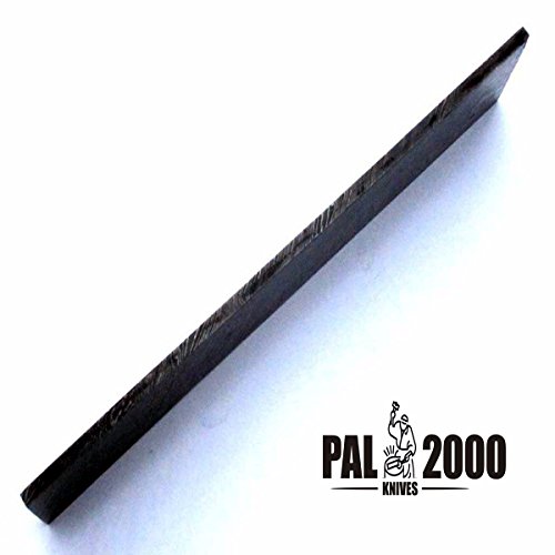 PAL 2000 9504 Modelo a Escala 30cmx5cmx2mm Billet Bar Hecho a Mano en Acero de Damasco para la producción de Cuchillos Fabricación de Joyas Fabricación de Cubiertos y Otros Fines