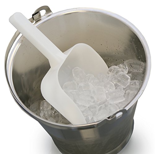Pala grande de 1 litro, de plástico de alta calidad, para hielo, apta para uso en cocinas, máquinas de hielo y cubos de hielo