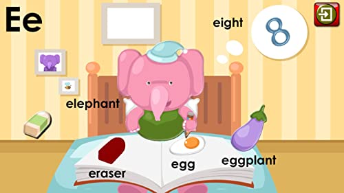Palabra preescolar ABC y foto puzzles - enseña lectura de sitio y el alfabeto inglés letra fonética con 120 palabras fáciles adecuados para niños de 2 y sobre