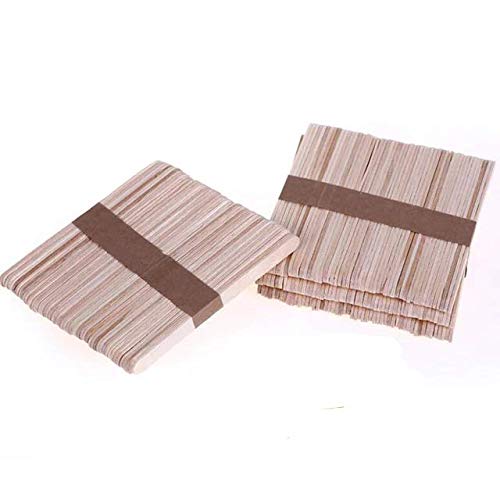 Palitos de helado artesanales de madera - palitos de paleta - Pack: 11,5x1 cm [691]