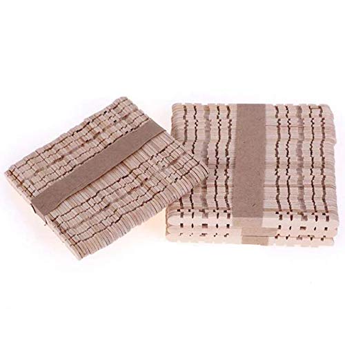 Palitos de helado artesanales de madera - palitos de paleta - Pack: 6.5x1cm [173]