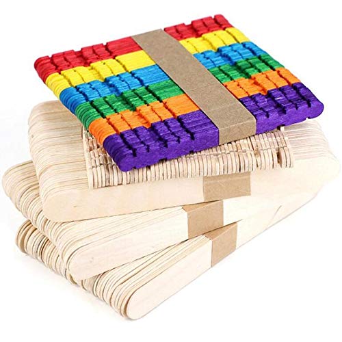 Palitos de helado artesanales de madera - palitos de paleta - Pack: El 11.5x1cm