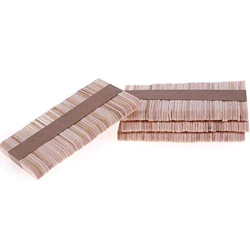 Palitos de helado artesanales de madera - palitos de paleta - Pack: El 15x1cm