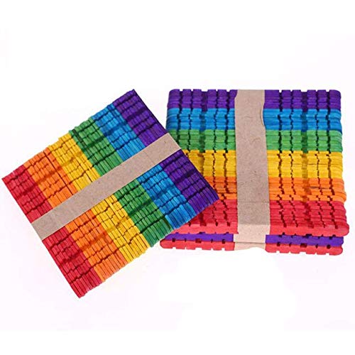 Palitos de helado artesanales de madera - palitos de paleta - Pack: El 15x1cm