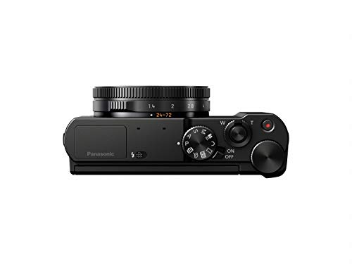 Panasonic Lumix DMC-LX15 - Cámara Compacta Premium de 20.9 MP (Sensor de 1", Objetivo F1.4-F2.8 de 24-72 mm, Zoom de 3X, Pantalla Abatible, 4K, WiFi,Raw), Color Negro