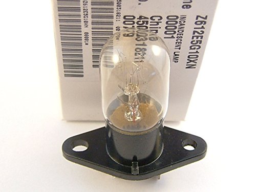 Panasonic Microwave Oven Lamp Z612E5G10XN, 240V, 20W Fits Many Models, 4.8mm & 6.3mm Terminals by Panasonic