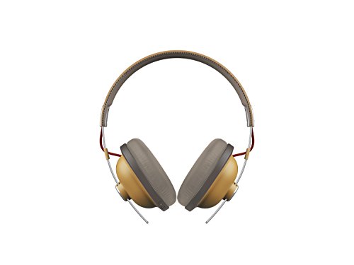 Panasonic RP-HTX80BE-C Auriculares Bluetooth Diadema (24h de Reproducción, Micrófono y Manos Libres, Hi-Fi Sonido, Cascos Inalámbricos, Carga Rápida, Cascos Diadema Premium Móviles, TV, PC), Ocre
