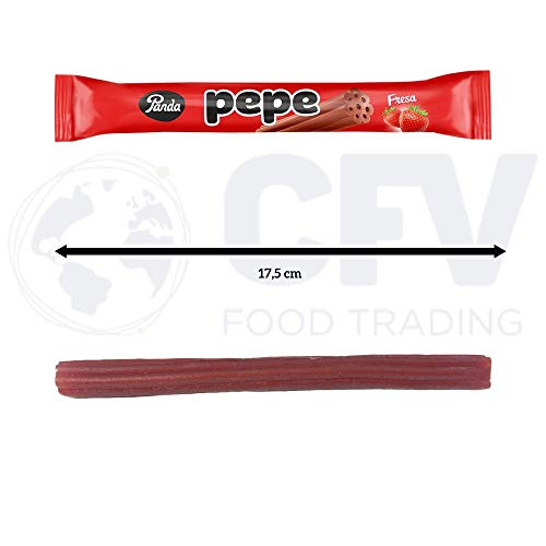 Panda Regaliz Pepe Fresa- Tarro de Regalices Rojos 40 Uds.