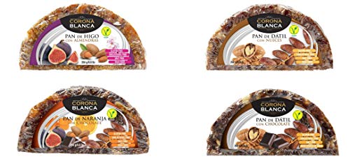 Panes De Frutas 250gr Pack (Higo,Datil,Naranja,Datil Chocolate)
