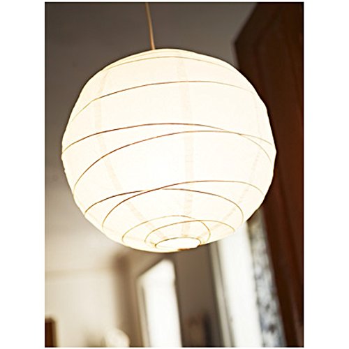 Pantalla para lámpara de techo con bola de papel de arroz, punto de luz