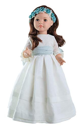 Paola Reina- Ropa MUÑECA Lidia COMUNIÓN 60 CM, Multicolor (56519)