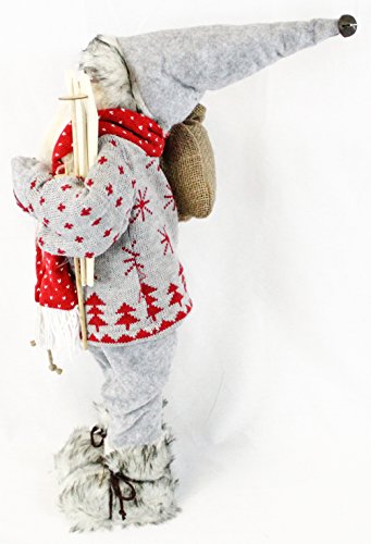 Papá Noel Figura decorativa Navidad Hombres (aprox. 60 cm Decoración Papá Noel Santa claus| 6 modelos distintos a elegir