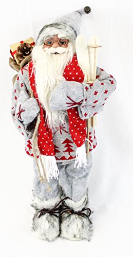 Papá Noel Figura decorativa Navidad Hombres (aprox. 60 cm Decoración Papá Noel Santa claus| 6 modelos distintos a elegir
