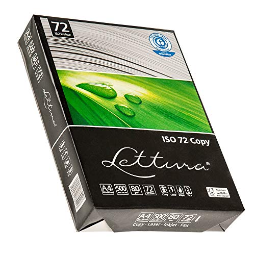 Papel Hainsberg, color Color blanco ISO: 72. A4