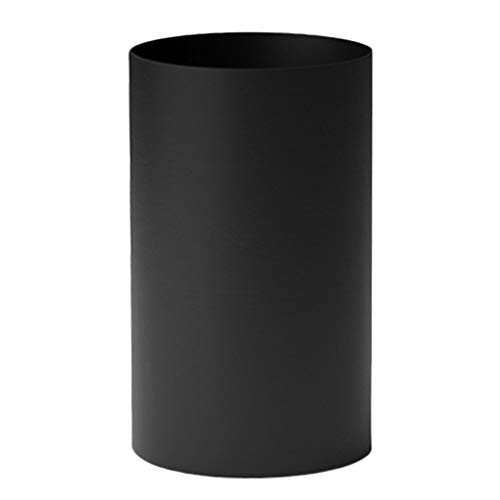 Papelera baño Bote de basura Oficina de escritorio Negro dormitorio papelera, de la superficie helada de una sola pieza de basura Conformación de materiales ABS de Protección Ambiental de Can Cubo de