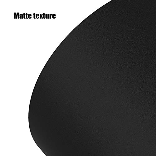 Papelera baño Bote de basura Oficina de escritorio Negro dormitorio papelera, de la superficie helada de una sola pieza de basura Conformación de materiales ABS de Protección Ambiental de Can Cubo de