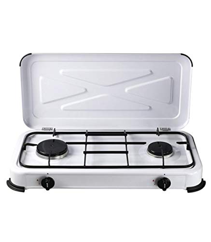 PAPILLON 8145045 Cocina Gas Plus 2 Fuegos, Blanco