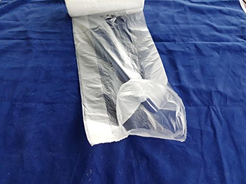 (Paquete de 2500 bolsas) HDPE 18 x 4 x 35 cm, aprox. 26 x 35 cm, CONTADOR Bolsas de polietileno en rollo, bolsas de plástico Paquete de empaque de alimentos Producto seguro para desechar (2500)