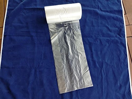 (Paquete de 2500 bolsas) HDPE 18 x 4 x 35 cm, aprox. 26 x 35 cm, CONTADOR Bolsas de polietileno en rollo, bolsas de plástico Paquete de empaque de alimentos Producto seguro para desechar (2500)
