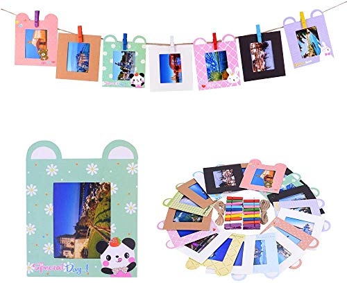 Paquete de Accesorios para cámara Bsuuy Instax Mini 9 para FujiFilm Instax Mini 9 8 8+ con Estuche Mini 9 / álbum/Lente Selfie/filtros/Pegatina de Camara (12 en 1 Blanco Ahumado)