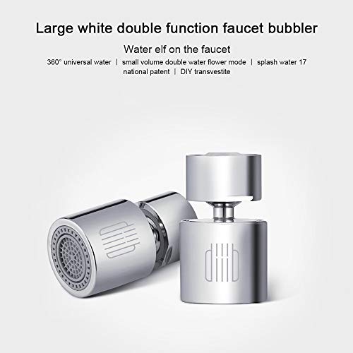 Para Mijia Aireador, Filtro para ahorro hídrico, guarda el aireador extraíble para grifos de cocina - Rueda de 360 grados con 2 tipos de chorro