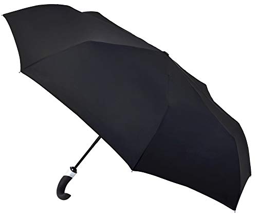 Paraguas Vogue Plegable y de Gran Resistencia con Doble Varilla de Aluminio y Fibra de Vidrio. Abre Cierra automático. Antiviento y Acabado Teflón. Cuenta con un cómodo puño Curvo.