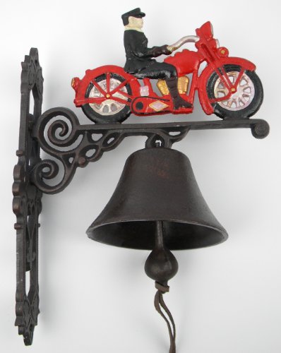 Pared campana timbre Campana de hierro fundido regalo Harley mivall Club de moto