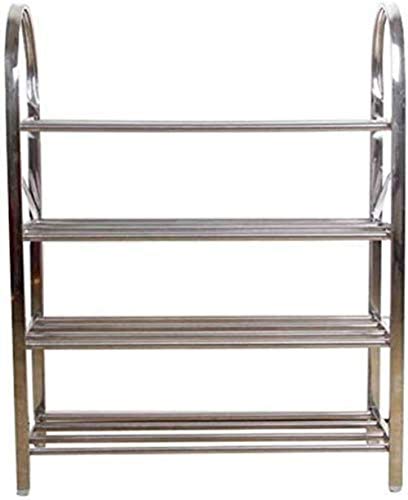 Pared pintura Acero Inoxidable Estante del Zapato Grueso y Espeso Combinación de múltiples Capas combinada de Almacenamiento en Rack Taburete Cambiar Zapatos