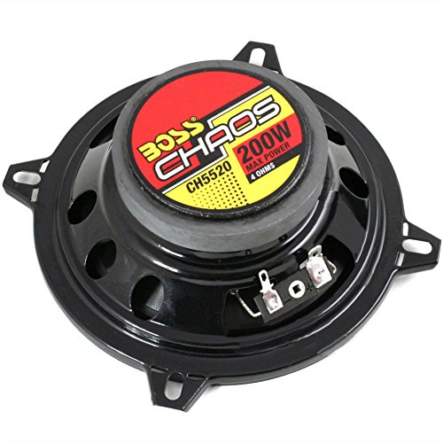 PAREJA DE ALTAVOCES DIFUSORES BOSS AUDIO SYSTEM CH5520 CH 5520 DE 13,00 CM 130 MM 5" DE 200 VATIOS RMS Y 400 VATIOS MAX A PAREJA DE PREDISPOSICIÓN SISTEM A 2 CALLES COAXIAL POR ALOJAMIENTOS ESTÁNDAR X PUERTAS PORTERO ES TAQUILLAS COCHE