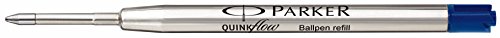 Parker Quinkflow - Recambio para bolígrafo de punta de bola (tamaño mediano), color azul